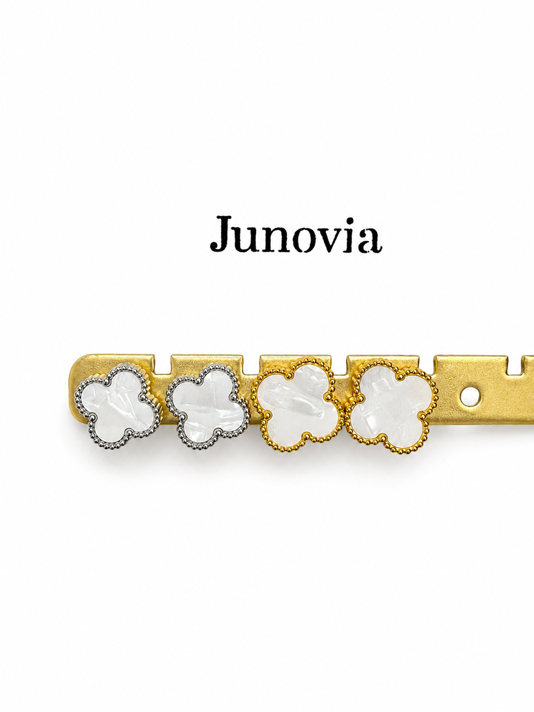 Ivory Clover Earrings