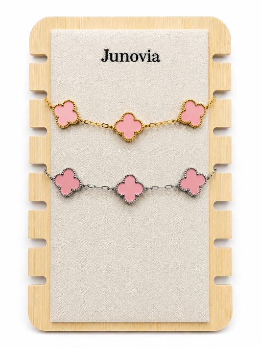 Blush Clover Bracelet