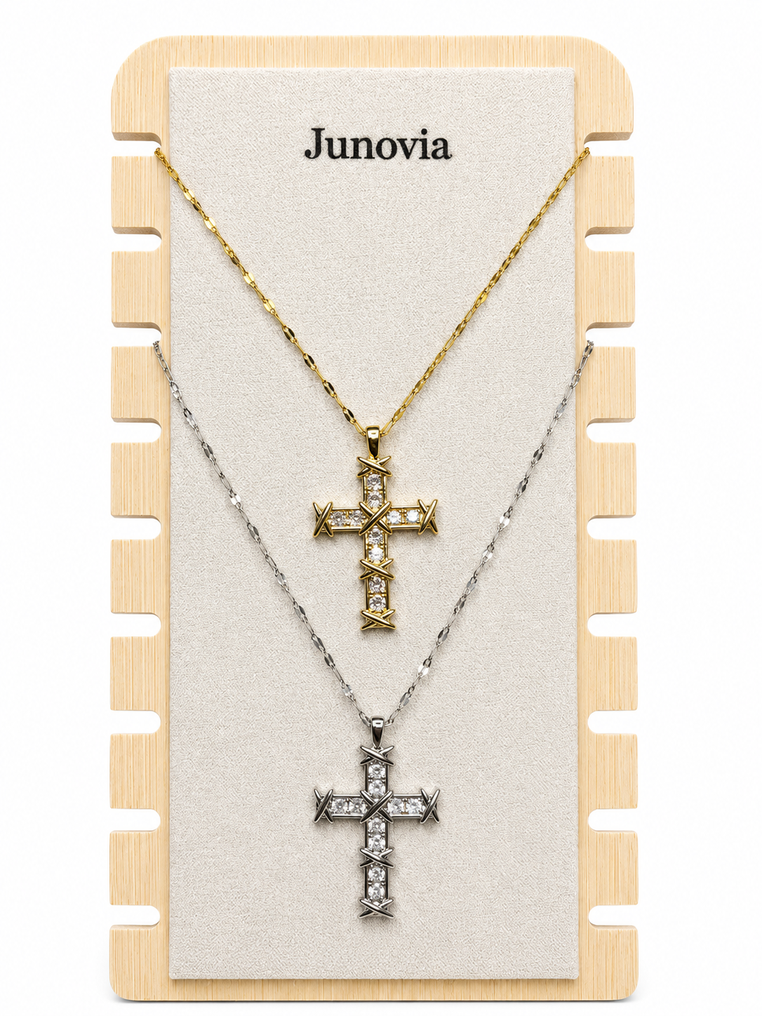 Gem Cross Necklace