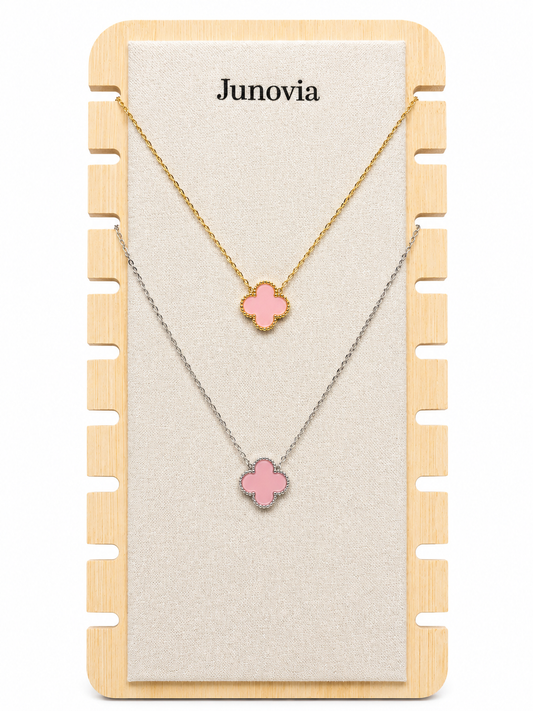 Blush Clover Necklace