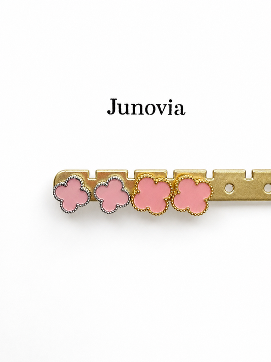 Blush Clover Earrings
