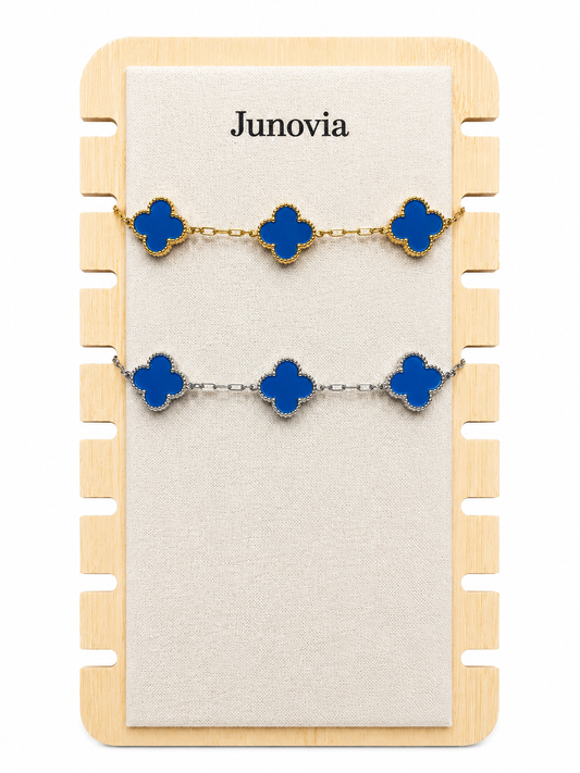Sapphire Clover Bracelet