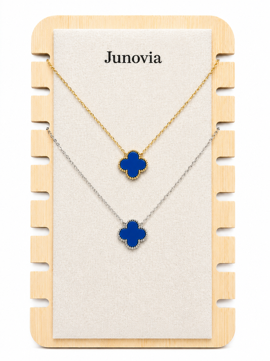 Sapphire Clover Necklace