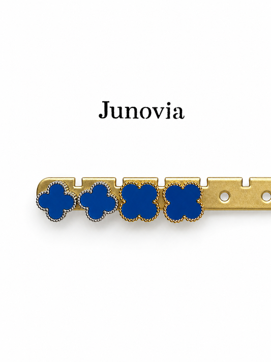 Sapphire Clover Earrings