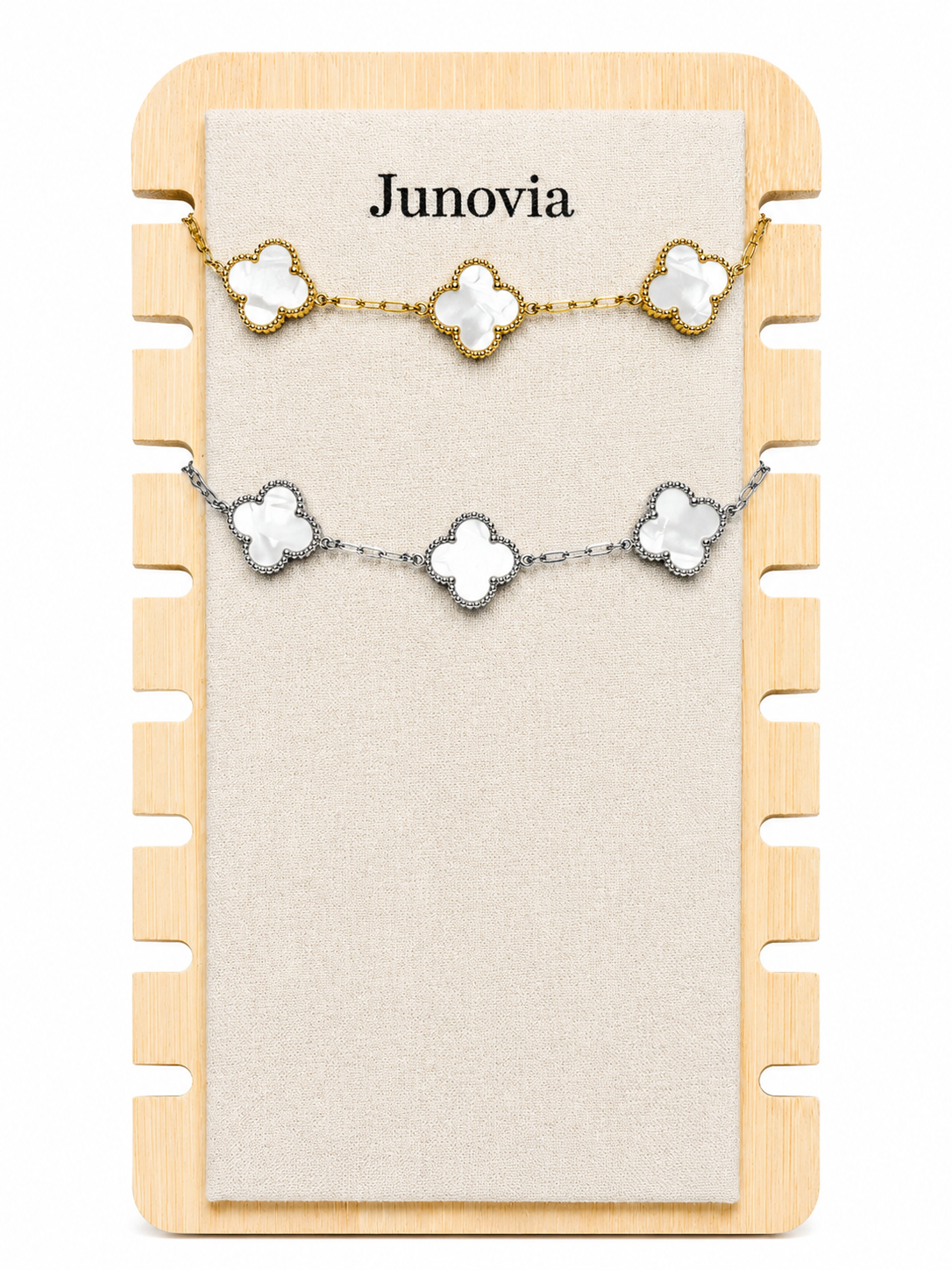 Ivory Clover Bracelet