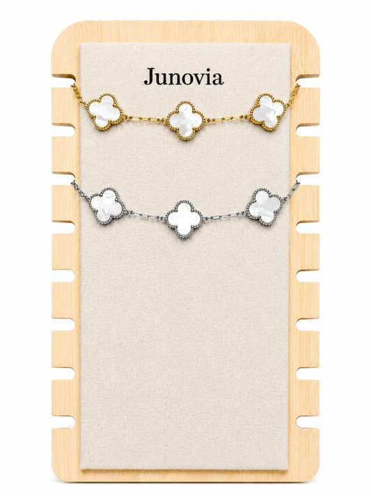 Ivory Clover Bracelet