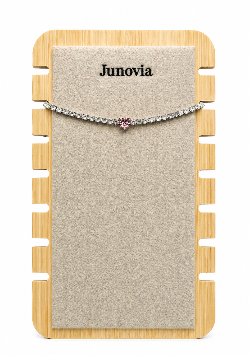 Celeste Pink Heart Bracelet